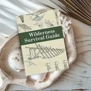 Wild Survival Guide, Master Hardcore Skills for Outdoor Living, Essential Wilderness Survival Techniques, Must-Have for Adventure Enthusiasts, Survival Tips