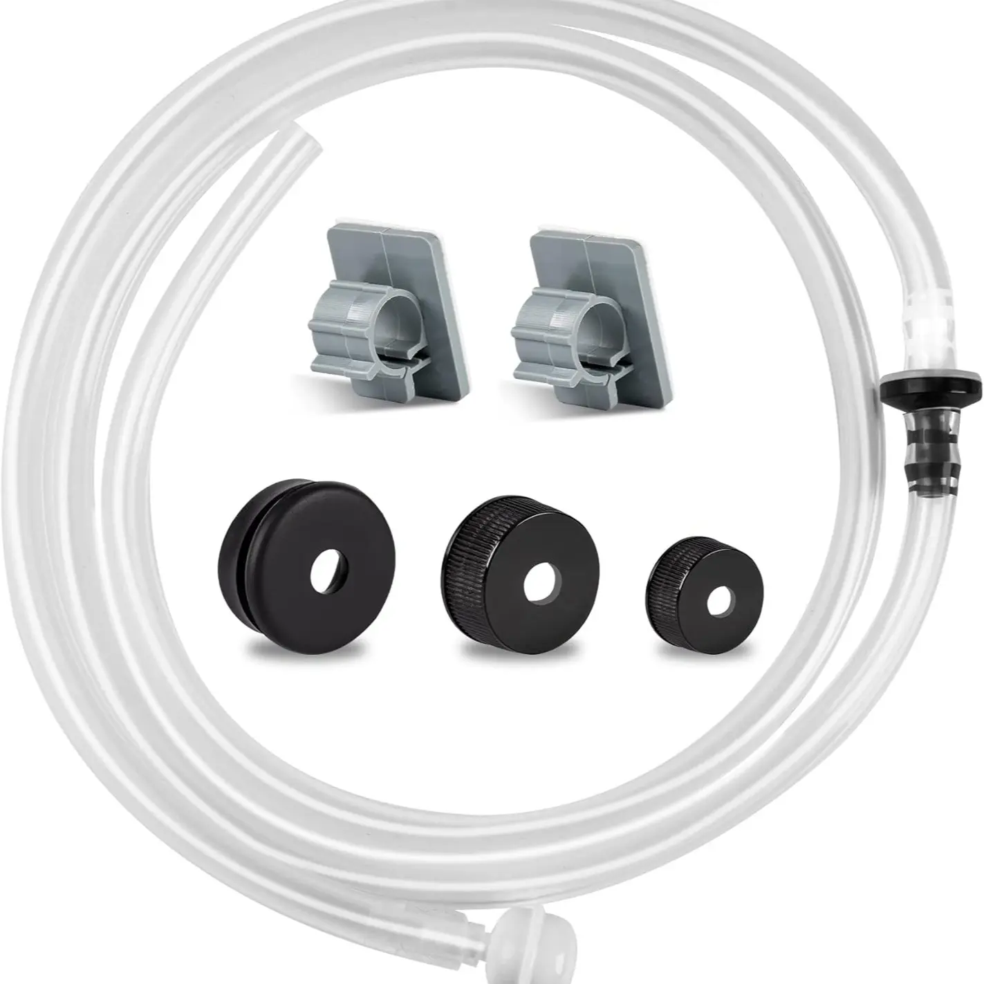 Kitchen Hack - Sink Soap Dispenser Tube Kit, with 47" Tube Hose and Check Valve for Prevent Backflow for Countertop Dispensador De Jabon de Cocina Kitchen Sink Accessories Home Goods Water White Silicone Bottle Container Installation Pump Outdoorfun Kitchen Hack - Sink Soap Dispenser Tube Kit, with 47" Tube Hose and Check Valve for Prevent Backflow for Countertop Dispensador De Jabon de Cocina Kitchen Sink Accessories Home Goods Water White Silicone Bottle Container Installation Pump Outdoorfun