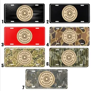 [ Trending ] Custom Camo License Plate - Personalized Hunting Truck Car Tag - Outdoor Name Plate Decor - Unique Vehicle Identification Accessory