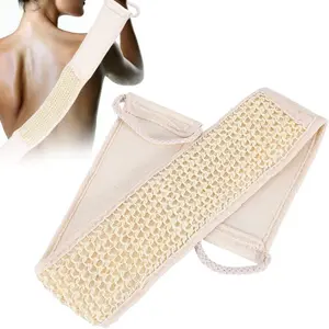 Back Scrubber, Loofah Bath Wash Back Strap of Shower Massage and Dirty Clean Body Skin Care, Body Care Tool, Body Brush