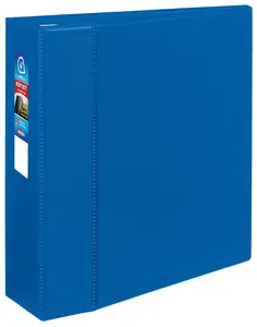 Avery Heavy-Duty 3 Ring Binder, 4 Inch One Touch EZD Rings, 4.5 Inch Spine, 1 Blue Binder (79884)