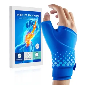 Wrist Ice Pack Wrap | Couple Theme Colors |   Wearable icepack-Experience Hot & Cold Compression Therapy enhanced by 3D Cooling Tech – a Reusable Wrap for Soothing Sore Wrists, Reducing Swelling & Daily Comfort