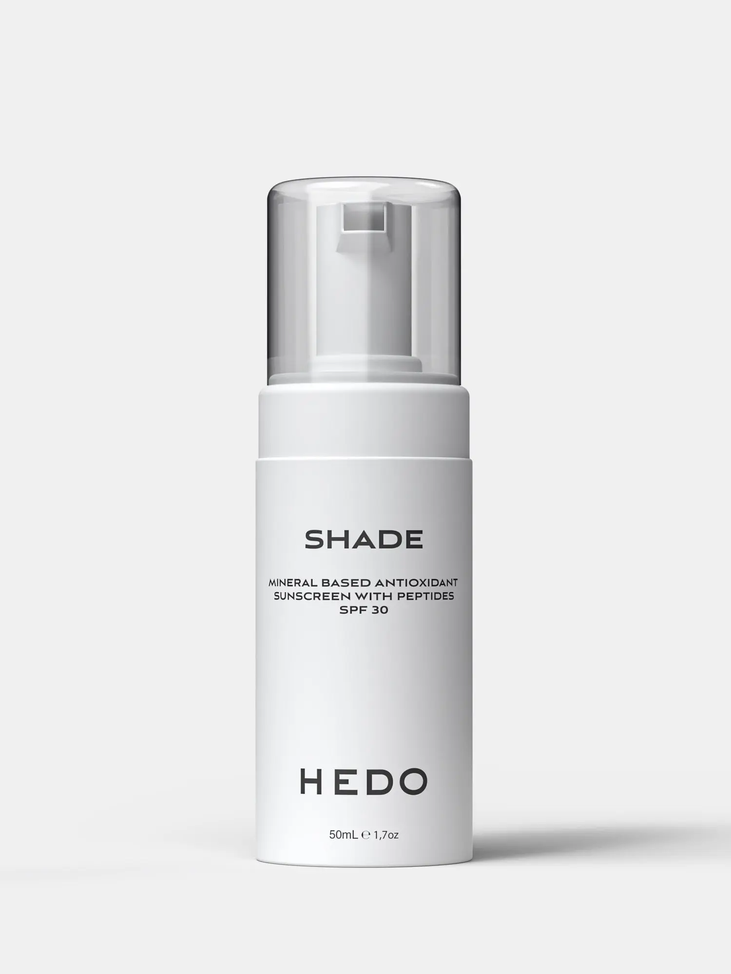 SHADE Mineral Based Antioxidant Sunscreen with Peptides SPF 30 SHADE Mineral Based Antioxidant Sunscreen with Peptides SPF 30