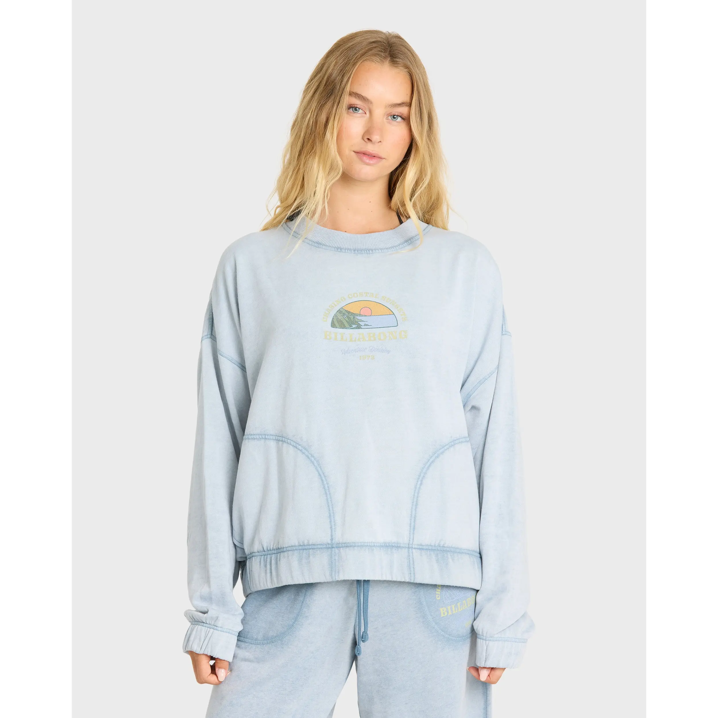 Field Day Crewneck Sweatshirt - Blue Smoke
