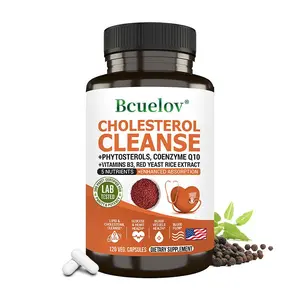 Bcuelov CoQ10 health supplement, supports cholesterol, blood lipid balance. Supports cardiovascular health