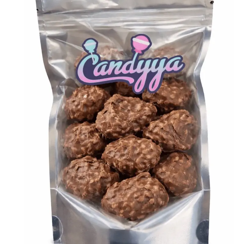 Candyya Milk Chocolate Coconut Nest 8 oz Bag Sweet Snack Bonbon Delightful Taste Perfect for Sharing
