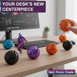 1. This Viral Hypnotic Gear Sphere Fidget Toy Is Taking Over TikTok — Spin It, Relieve Stress, And Stay Focused At Home, Office Or Travel! Sensory