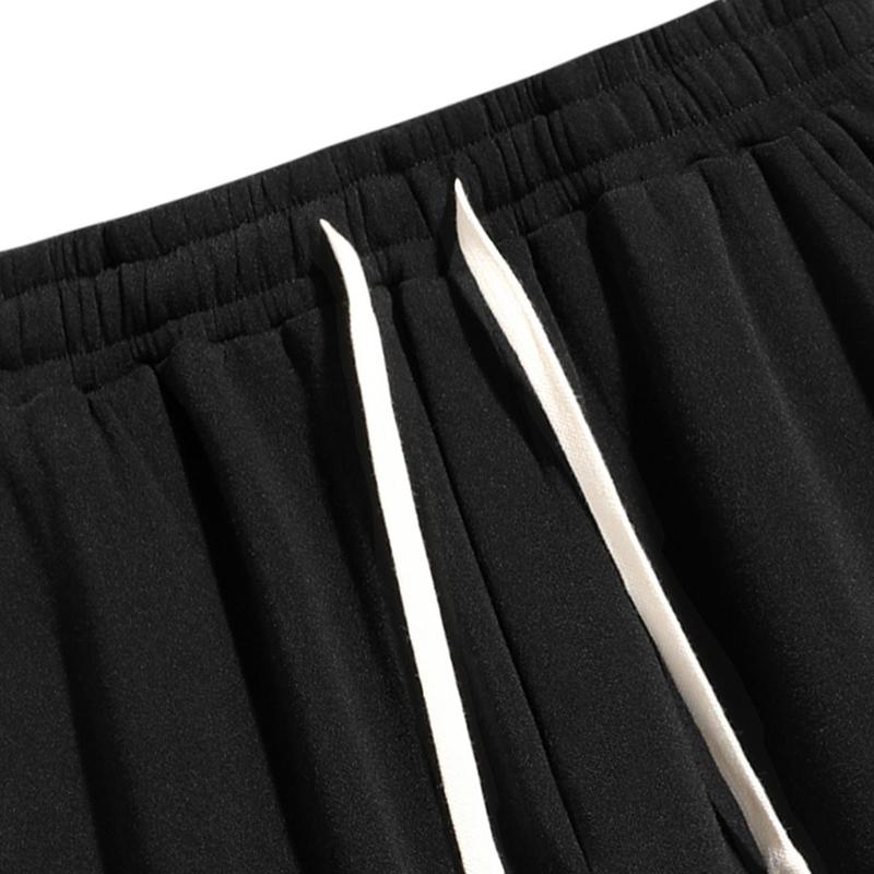 Men's casual sports joggers, loose fit drawstring pants with elastic cuffs, suitable for gym, running, and everyday wear. casual comfy loose fitting trouser