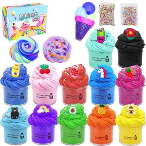 Butter Slime Set (Scented Slime, Accessories are random): Perfect party favors, birthday gifts and stress relief toys for Halloween, Thanksgiving, Christmas