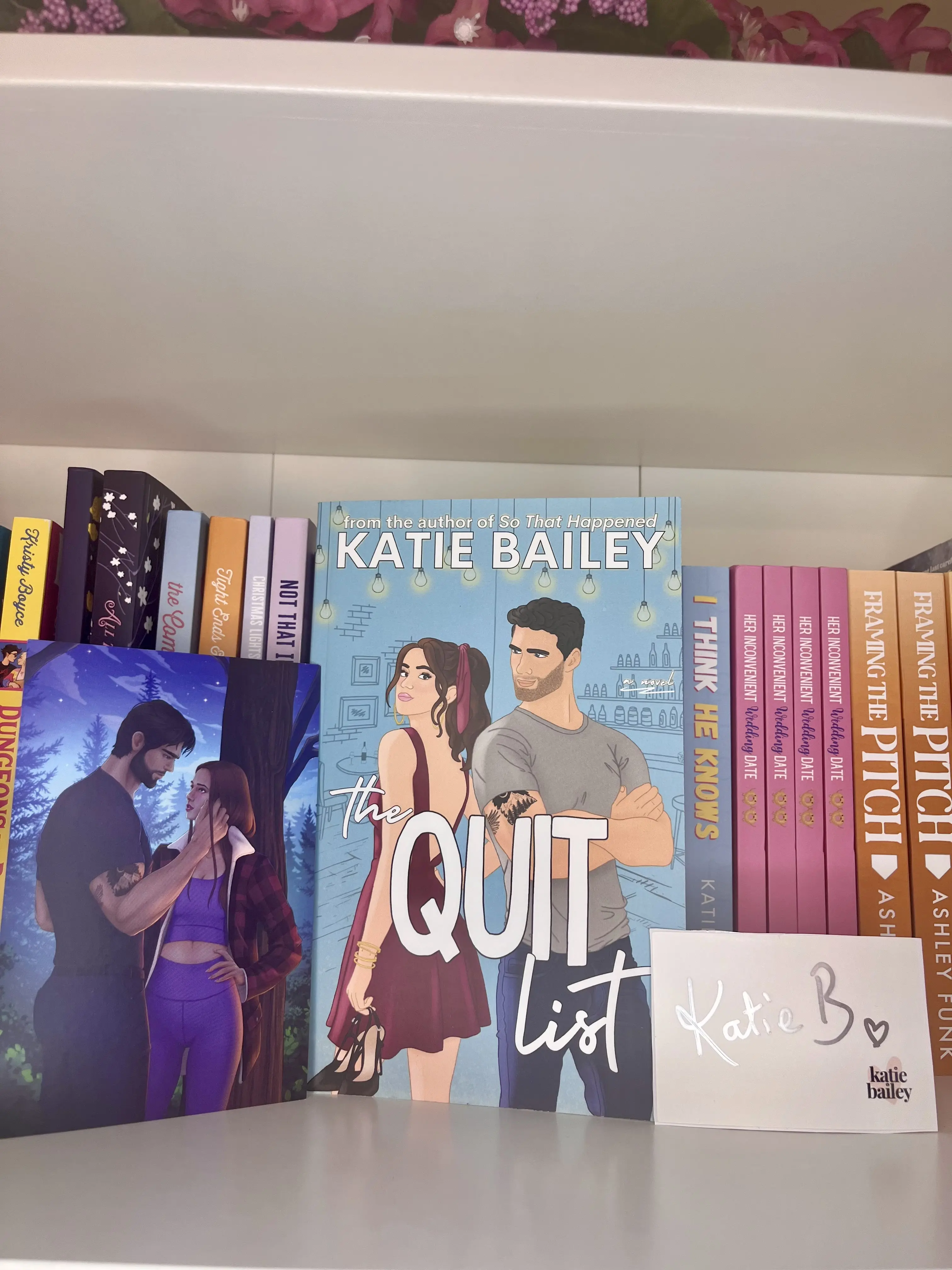 The Quit List Paperback (Bookplate and art print )