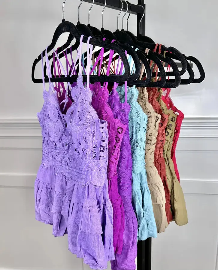 Lace To The Finish Top