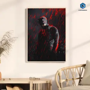Daredevil Born Again Poster 24x36, Art Print, Grunge Comic Poster, Daredevil Home Decor