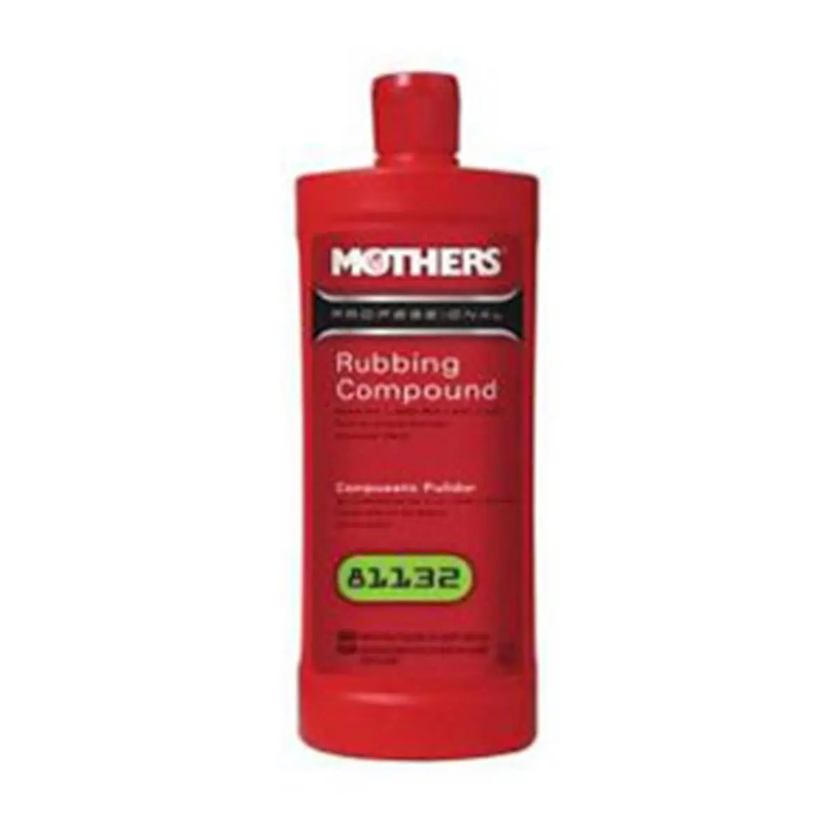 212 MAIN Mothers Wax and Polish 81132 Rubbing Compound, Fast Removal Scratch Fixer for Sand Scratches, Car Detailing Product