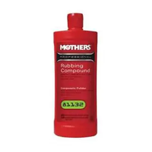 212 MAIN Mothers Wax and Polish 81132 Rubbing Compound, Fast Removal Scratch Fixer for Sand Scratches, Car Detailing Product