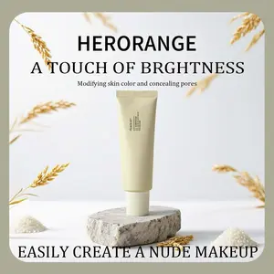 Rice Water Sensation Isolation Primer Bare Face Cream Isolation Cream, Concealer Cream Multi-Effect Facial Makeup Natural Bare Face Cream Non-Crumbly, Long-Lasting, Non-Greasy, Easy to Apply Suitable for All Skin Tones Lightweight Face Cosmetic