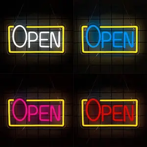 Open Signs for Business,  LED Neon Open Sign,  Light Up Open Signs with ON/OFF Switch for Bars, Stores, Coffee Shop, Hotel, Window, Outdoor etc.