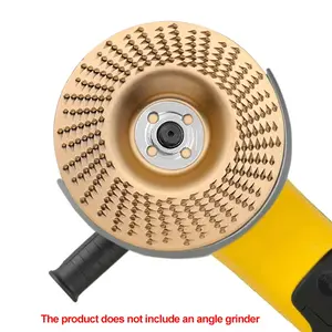 Angle Grinder Polishing Disc Woodworking Grinding Thorn Disc Flat Disc Plastic Polishing Wheel Wood Tea Plate Root Carving Tool Accessories Heavy Duty