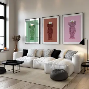 KAWS Figure Poster Set of 3: Hypebeast Room Decor, Dopamine Wall Art (Digital Download) KPS3 11