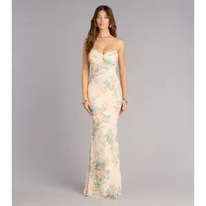 Beth Floral Mermaid Formal Dress