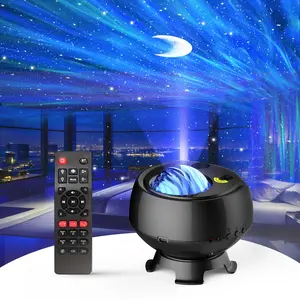 Starry Sky Projector, USB Plug and Play Projector with Remote Control, Adjustable Fog and Galaxy Shapes Projector, Perfect Night Light for Soothing Atmosphere, Audio
