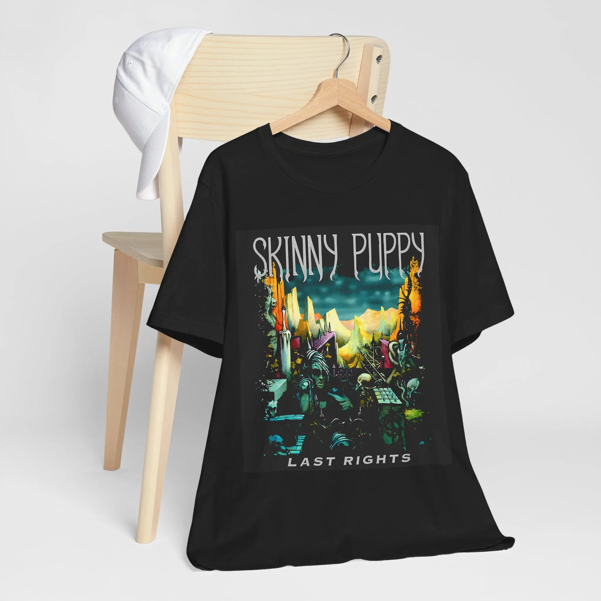 Unisex Jersey Short Sleeve Tee - Skinny Puppy Band T-Shirt, Music Fan Gift, Alternative Concert Shirt, Rammstein, Music Lover Gift