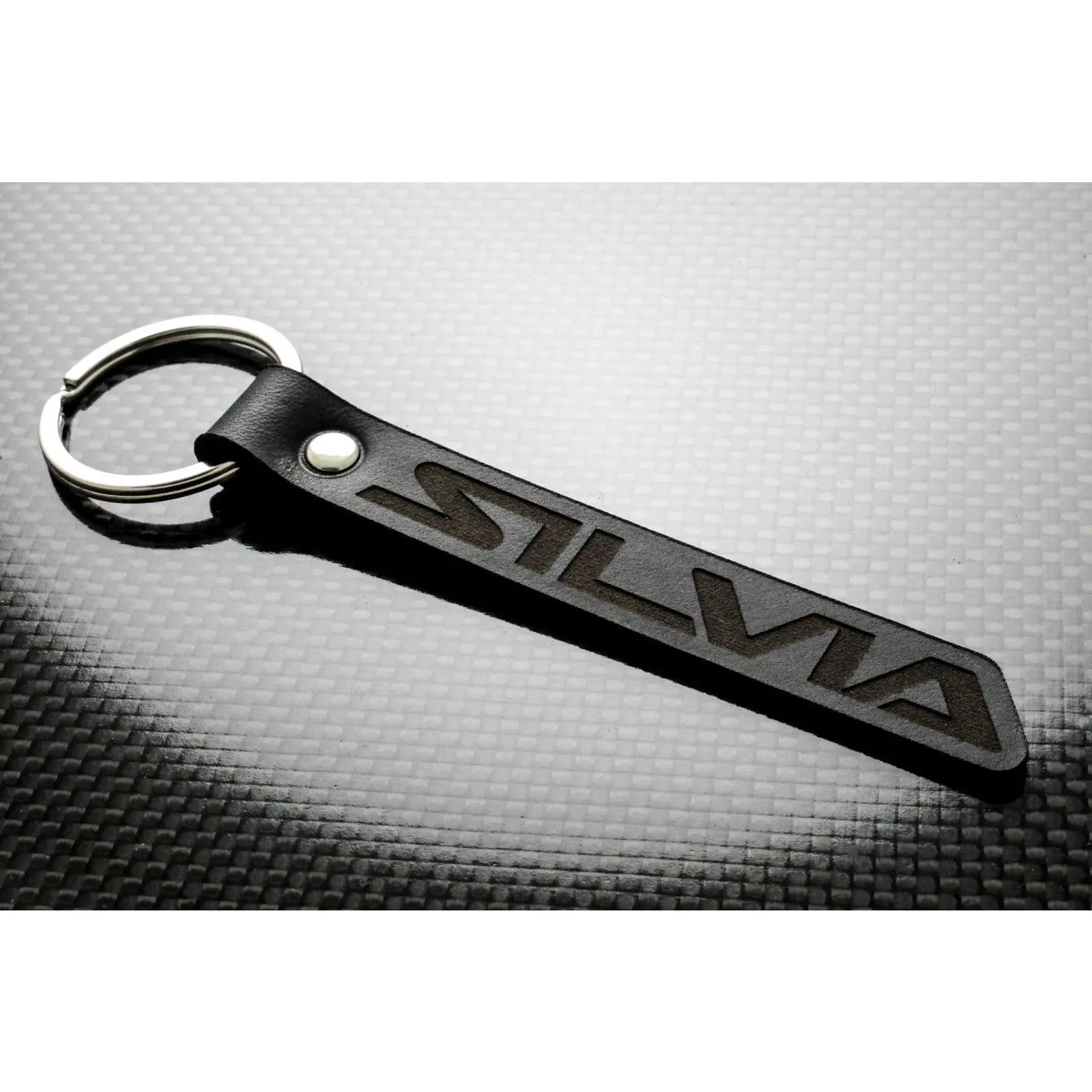 Leather Keychain for Nissan Silvia