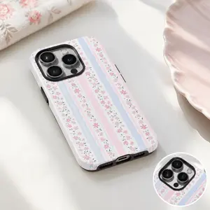 Love Shack Fancy Floral For Girls Case Coquette Girl Cover  With Ipone 17, 16, 15, 14, 13, 12, 11, Pro Max.
