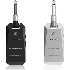 Guitar Transmitter Receiver Set 5.8GH Guitar System 4 Channels for Electric Bass Cordless Amplifier Guitar  Jack
