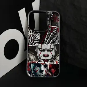 Pennywise the Clown IT Phone Case Suitable for iPhone 17 16e 16 15 14 13 12 11 Mini Pro Max Air X XR XSMAX 8 7 Plus Anti Fall Matte Back Cover