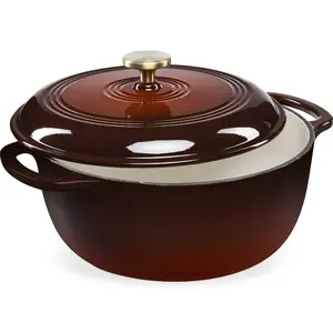 Best Choice Products Enamel Cast-Iron Dutch Oven, 6 Qt & 7.5 Qt – Heavy-Duty Cookware w/ Lid & Dual Handles, Multiple Colors Best Choice Products Enamel Cast-Iron Dutch Oven, 6 Qt & 7.5 Qt – Heavy-Duty Cookware w/ Lid & Dual Handles, Multiple Colors