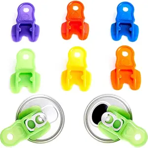 Beverage Barricade 12 Pack Easy Openers Drink Protectors Colorful Shields for Soda Beer Keep Out Bugs Dust Perfect for Parties BBQs Beach