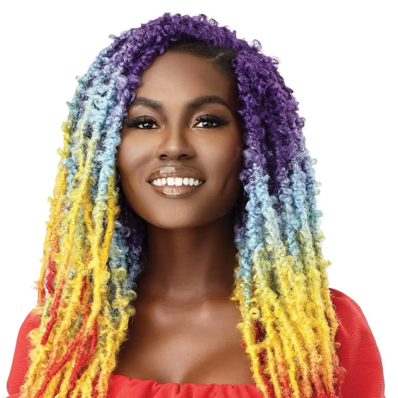 X-Pression Twisted Up Butterfly Jungle Island Summer Locs 18"