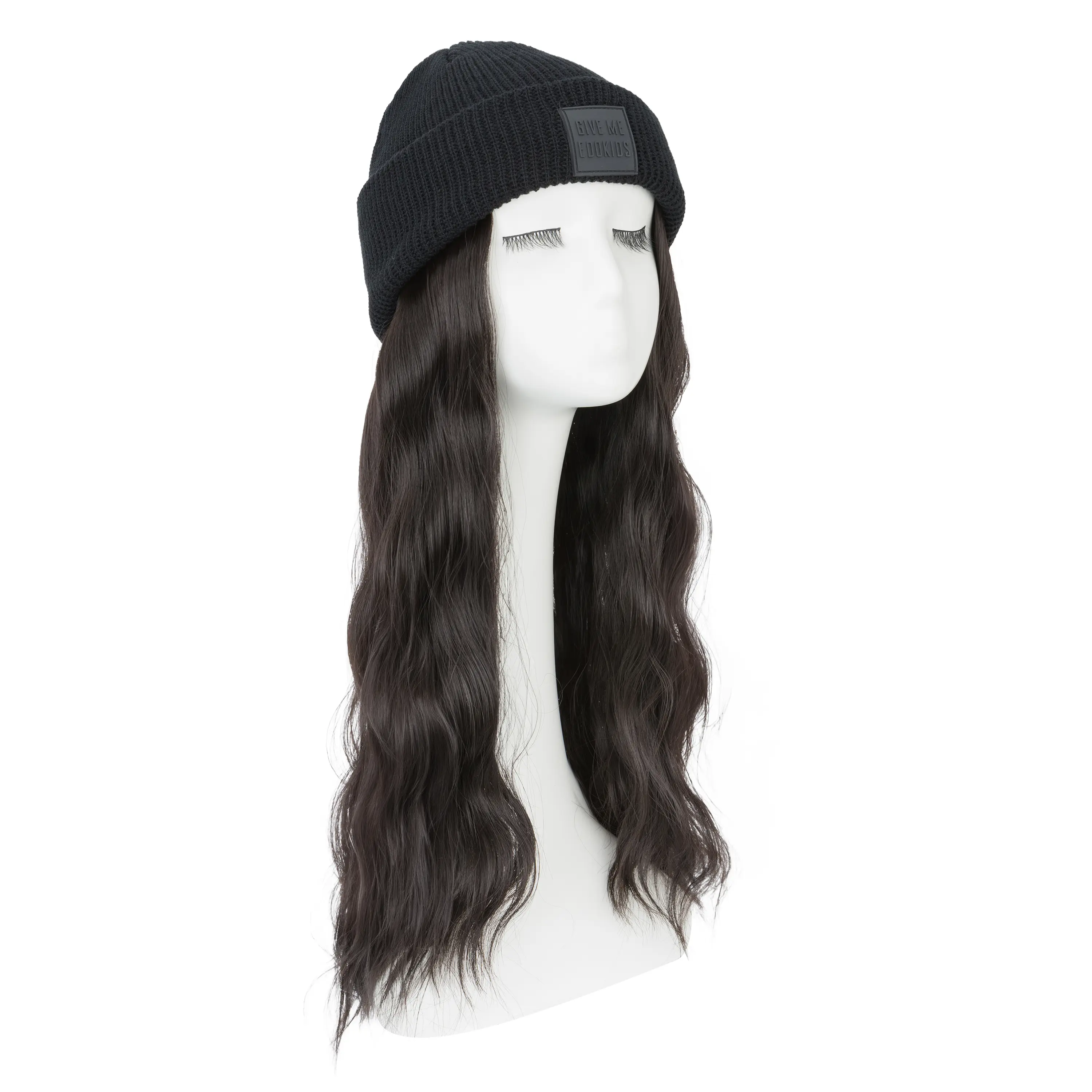 Black Hat-Hair Length-18inch-004