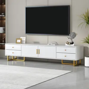 ARCH VIBE HAUS 65+ Inch Modern Entertainment Center with Storage, Living Room TV Stand Media Console Table Furniture (OLD SKU: WF530740AAK) WL RR, Tv Stand Living Room