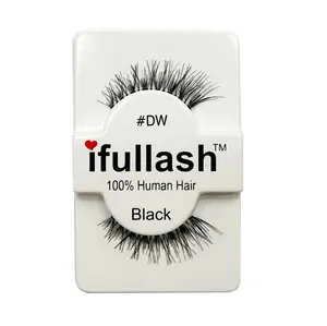 #DW ifullash 100% Human Hair Eyelashes - 6 or 12 Pairs