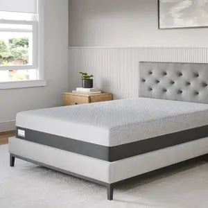 Gel memory foam mattress in a box for pressure relief and support, breathable cool queen mattress, luxury comfort thick breathable mattress, memory foam mattress, thick soft double mattress, bedroom mattress, spring spring mattress