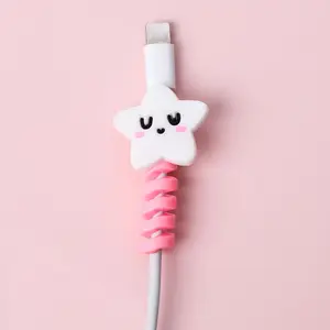 Cartoon Spiral USB Cable Protector