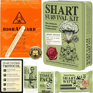 Witty Yeti's Military-Grade Shart Survival Kit, Humorous Emergency Preparedness Gear, Emergency Survival Supplies, Perfect Gift for Outdoor Enthusiasts
