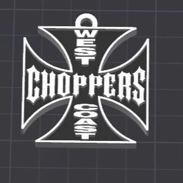 West Coast Chopper Keychain for Keys and Luggage