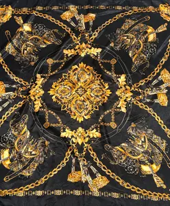 Lux Black & Gold Scarf