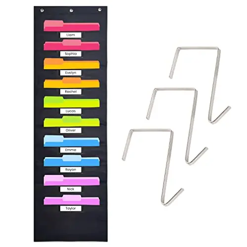 Black   (10 Name Tag Pockets)