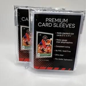 Ultra Pro PREMIUM Soft Card Penny Sleeves 2 Packs of 100 for Standard Cards