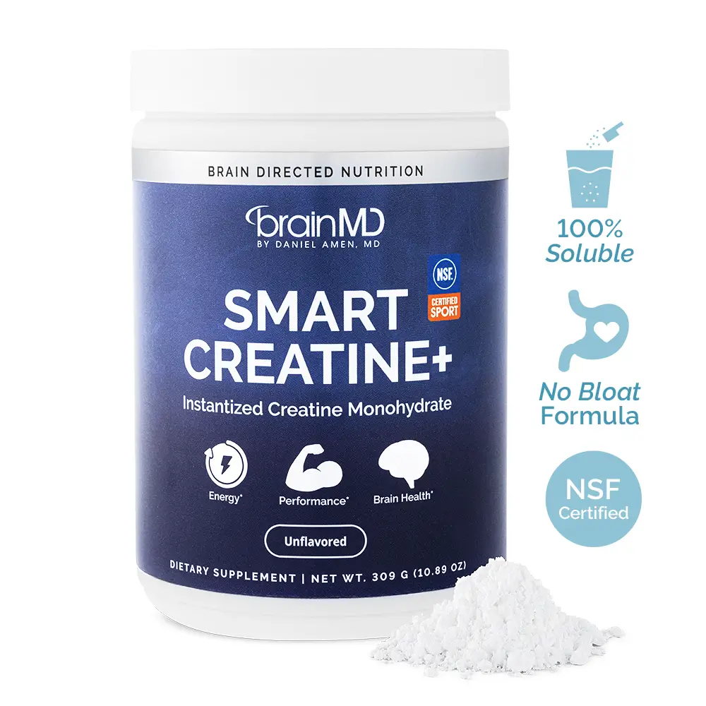 BrainMD - Smart Creatine+ | Instantized Creatine Monohydrate | Energy, Performan...