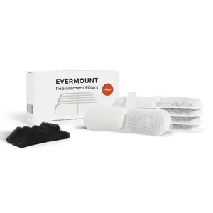 Whiskertons Replacement Filters for EverMount Wireless Cat Water Fountain WWF001