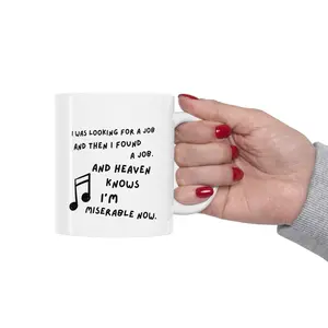 The Smiths Lyrics Ceramic Mug - 11oz Vintage-Inspired Coffee Mug for Office Gift - Drinkware