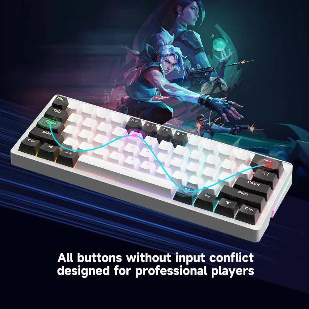 FURYCUBE x ZIFRIEND AG61 60% Gasket Mechanical Keyboard - Hot