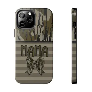 Custom Camo Co-ord Phone Case - Durable Dual-Layer Protection for Couples & Families - Phone Cover for iPhone 7-17 Pro Max / for Samsung S21-S25 Ultra