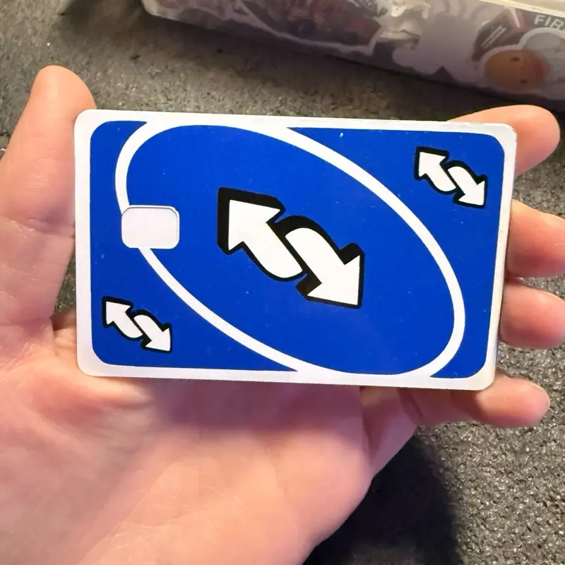 Uno Credit/Debit Card Sticker