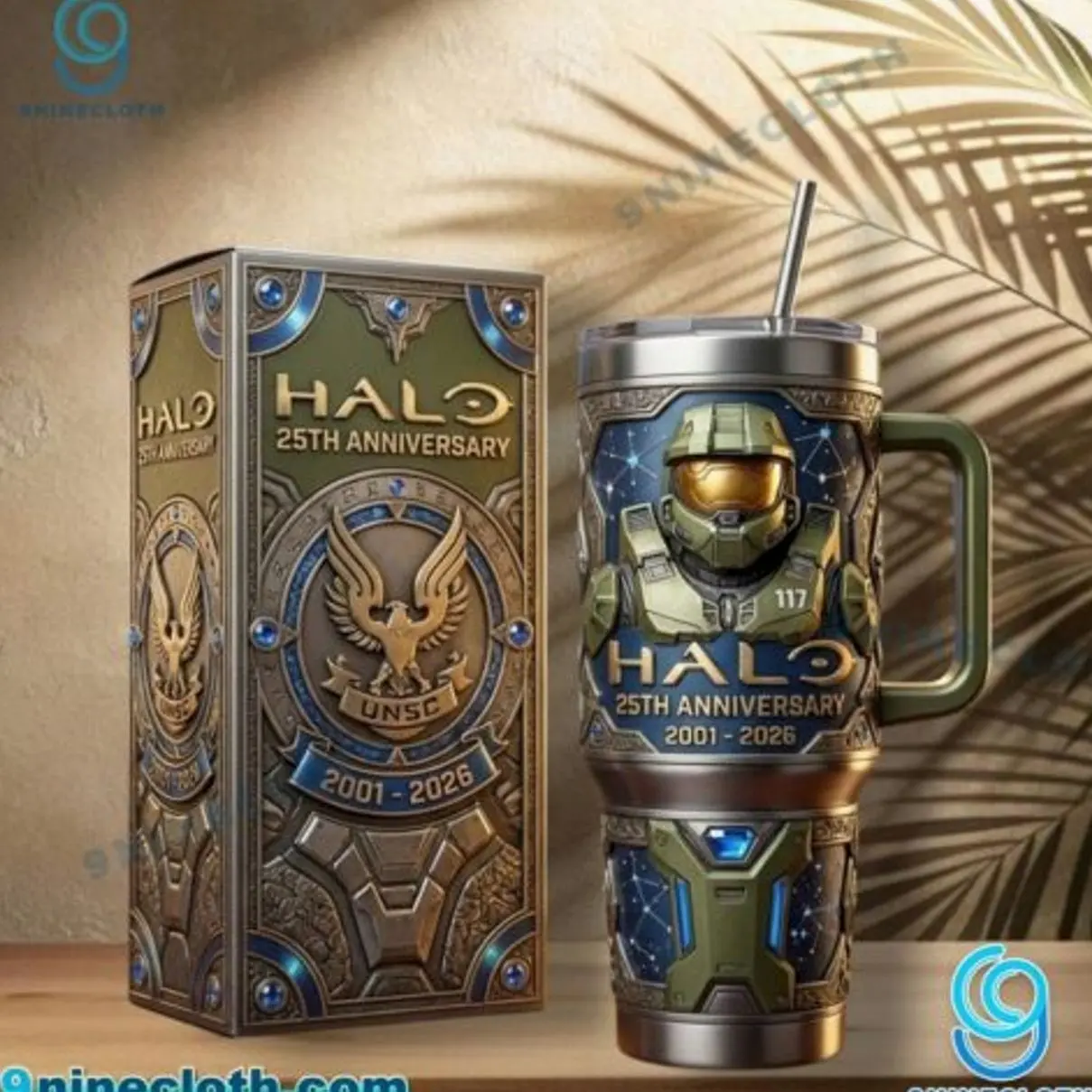 Halo 25th Anniversary 2001-2026 Tumbler With Handle