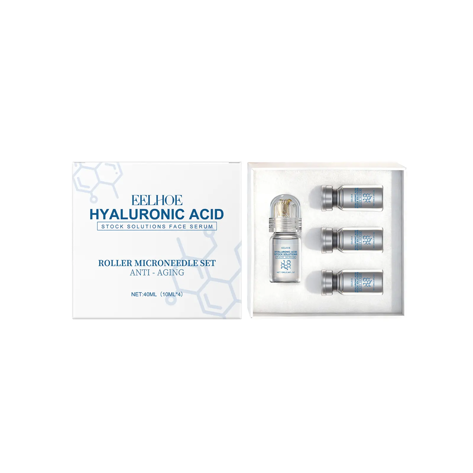EELHOE The Skin Care Roller Set Has A Refreshing Texture That Is Easily Absorbed, Providing Gentle Moisturizing And Care For The Face, Making It Smooth And Radiant